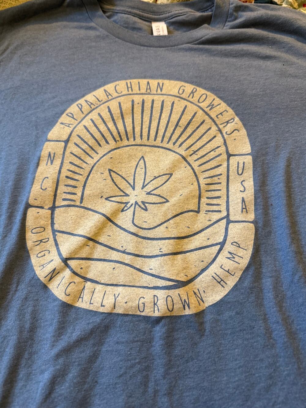 Canvas Appalachian Growers Graphic T-Shirt Blue Men’s L